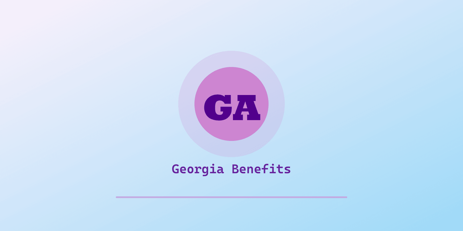 Illustrated cover for 'Autism Benefits in Georgia: Katie Beckett, NOW, and COMP Waivers [2026]', a Spectrum Unlocked Benefits guide