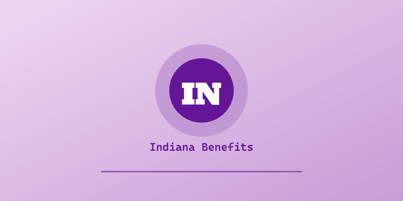 Illustrated cover for 'Autism Benefits in Indiana: FSW and CIH Waivers, Plus Katie Beckett [2026]', a Spectrum Unlocked Benefits guide