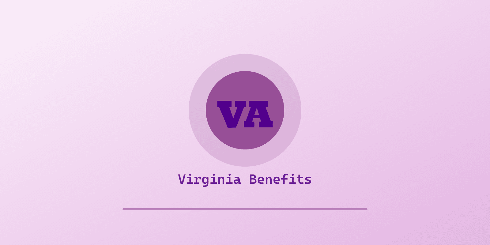 Illustrated cover for 'Autism Benefits in Virginia: Three DD Waivers and Priority Levels [2026]', a Spectrum Unlocked Benefits guide