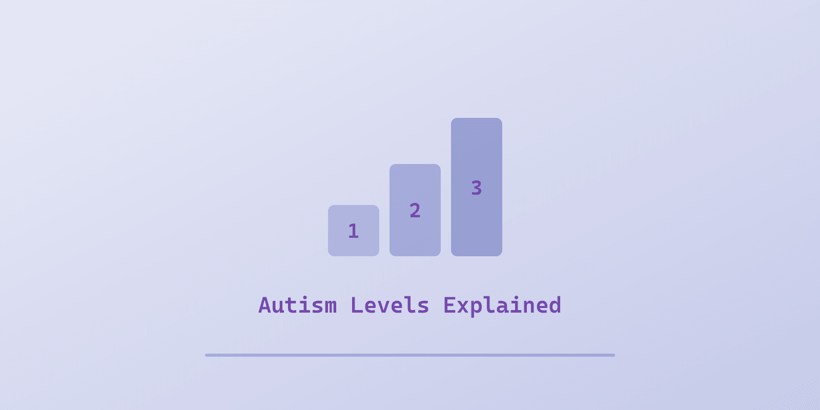 Illustrated cover for 'Autism Levels 1, 2, and 3 Explained: What They Really Mean', a Spectrum Unlocked Getting Started guide