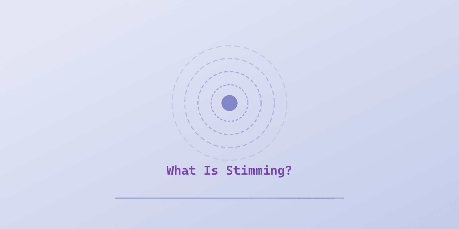 Illustrated cover for 'What Is Stimming? Examples, Why It Happens, and When to Worry', a Spectrum Unlocked Daily Life guide