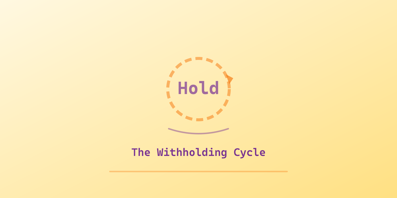 Illustrated cover for 'Autistic Child Holding Poop: The Withholding Cycle Explained', a Spectrum Unlocked Daily Life guide