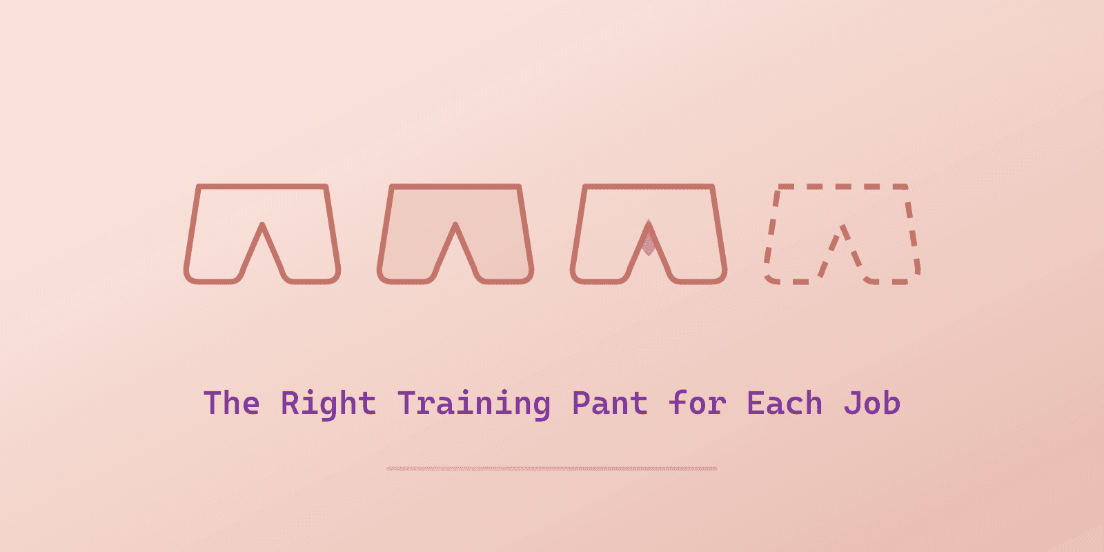 Illustrated cover for 'Best Training Pants for Potty Training an Autistic Toddler', a Spectrum Unlocked Daily Life guide