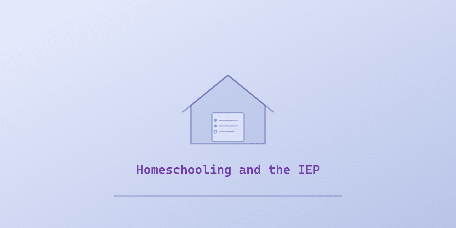 Illustrated cover for 'Homeschooling an Autistic Child: Will You Keep the IEP and Services?', a Spectrum Unlocked Education guide