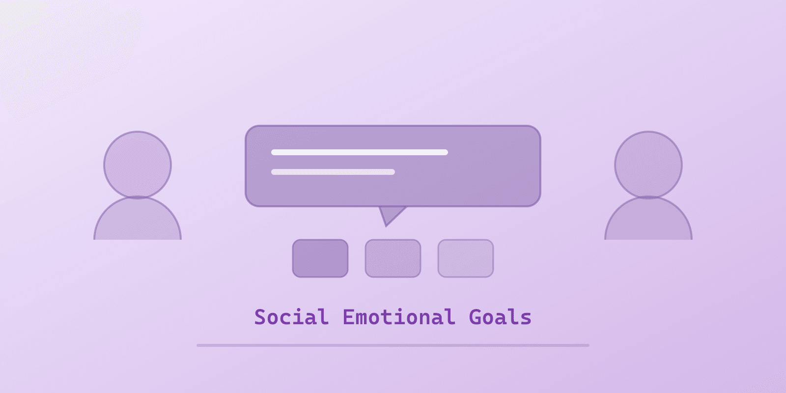 Illustrated cover for 'Social Emotional IEP Goals (With the Measurement Method for Each)', a Spectrum Unlocked Education guide