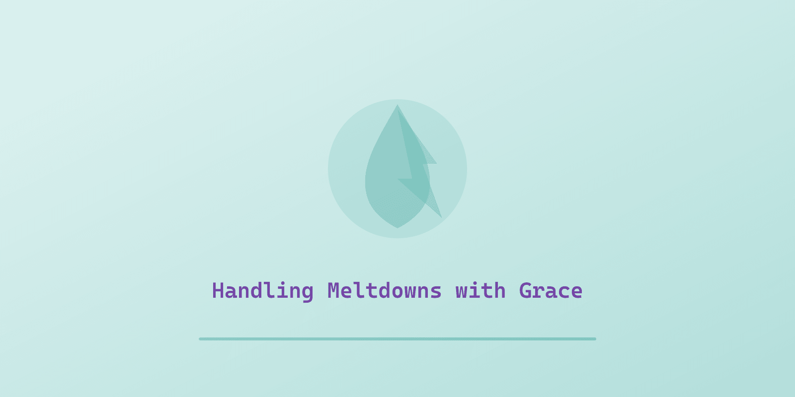 Illustrated cover for 'How to Handle Public Meltdowns Without Shame', a Spectrum Unlocked Daily Life guide