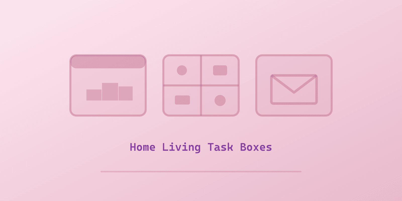 Illustrated cover for 'Task Box Ideas for Home Living Skills: Laundry, Recycling and Home Repair Work Bins', a Spectrum Unlocked Education guide