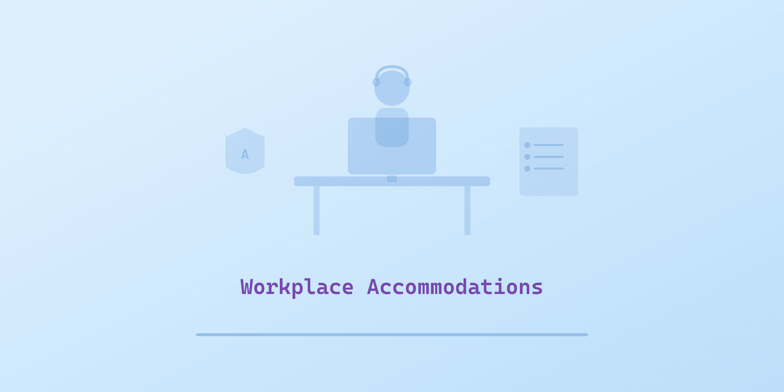 Illustrated cover for 'Workplace Accommodations for Autistic Adults: What Parents Need to Know', a Spectrum Unlocked Transition & Adulthood guide