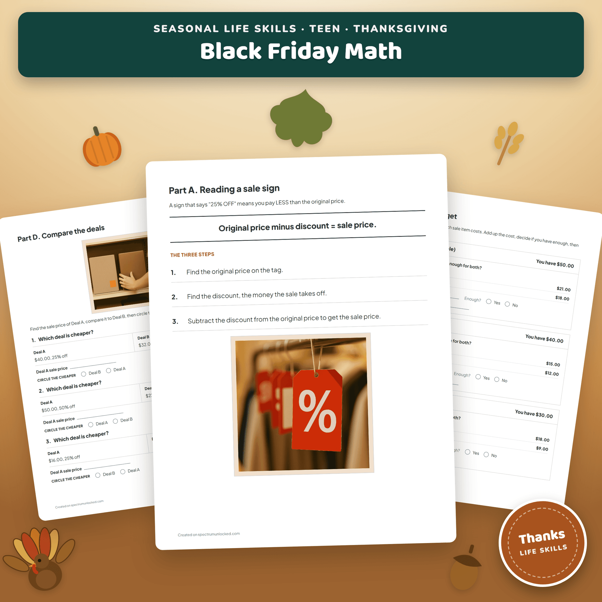 Black Friday Sales and Budget Math for Teens cover