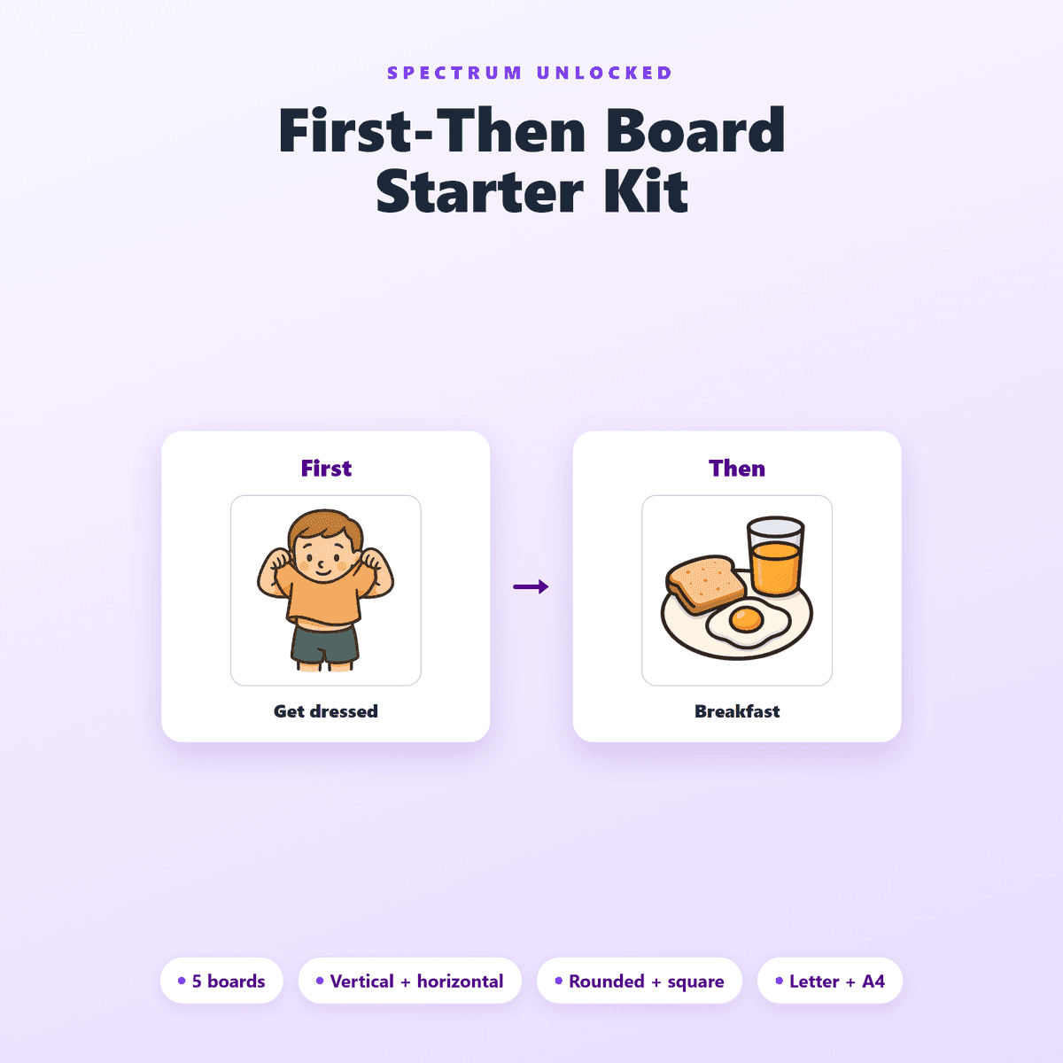 First-Then Board Pack preview