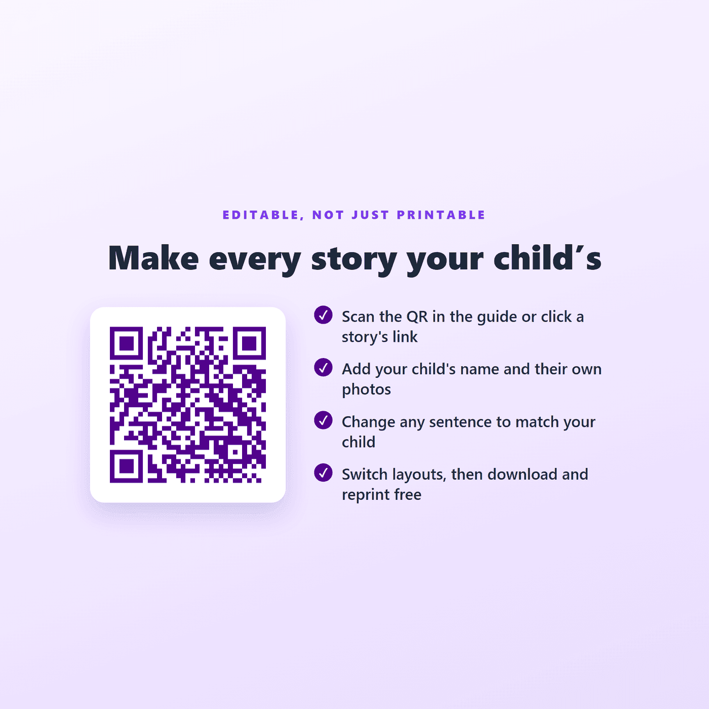 Blank booklet template in the Social Stories Complete Kit for writing your own story