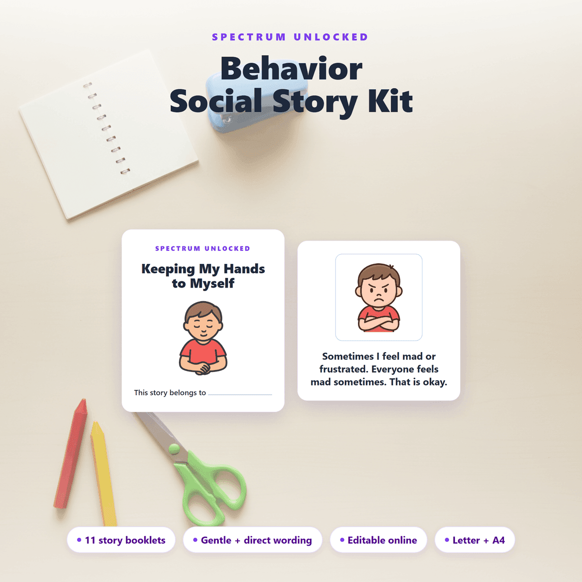 Behavior Social Stories preview