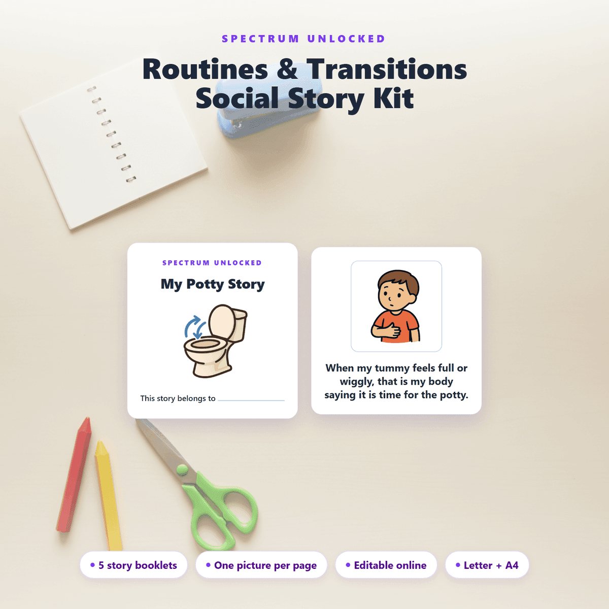 Routine Social Stories preview