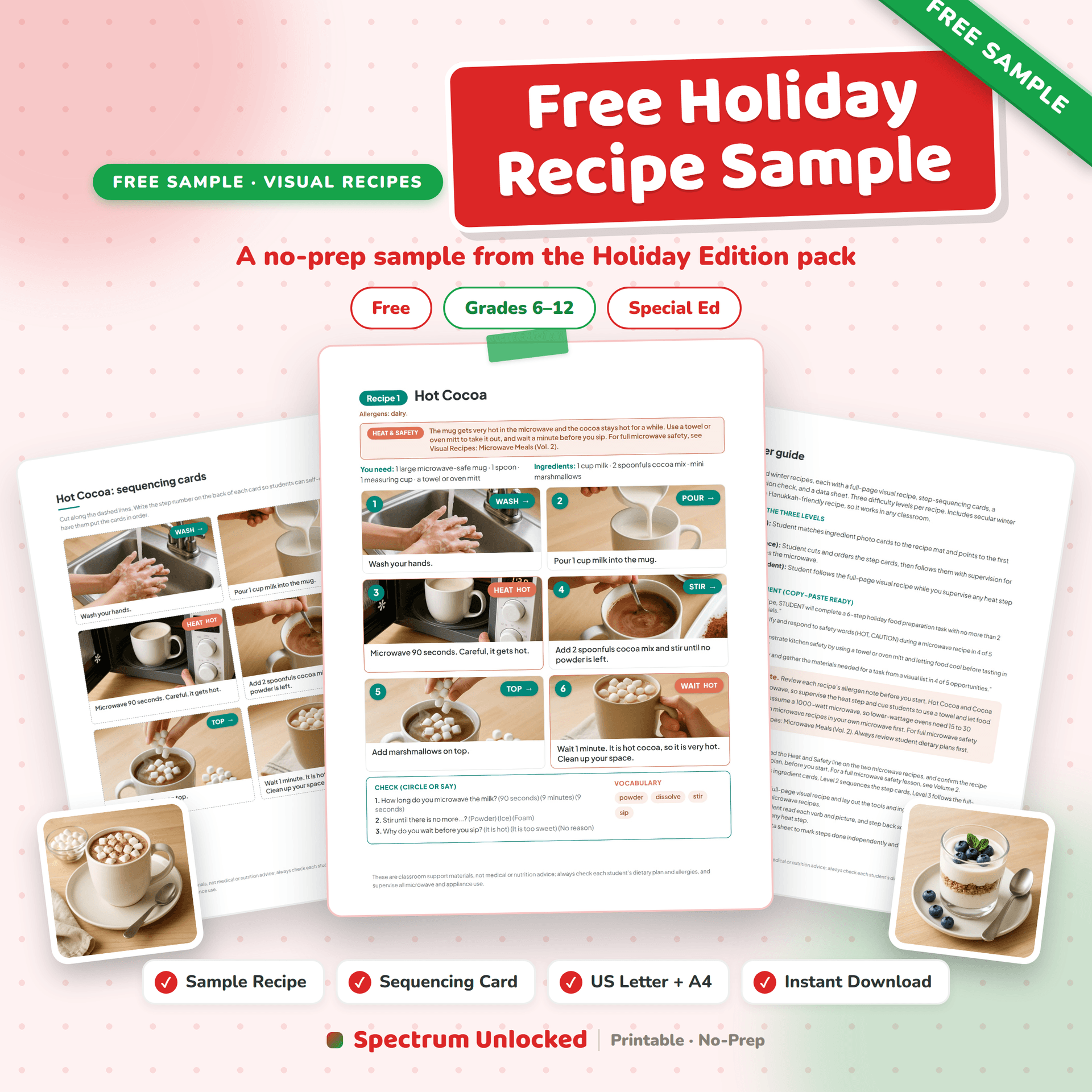 Visual Recipes: Holiday Edition free sample preview
