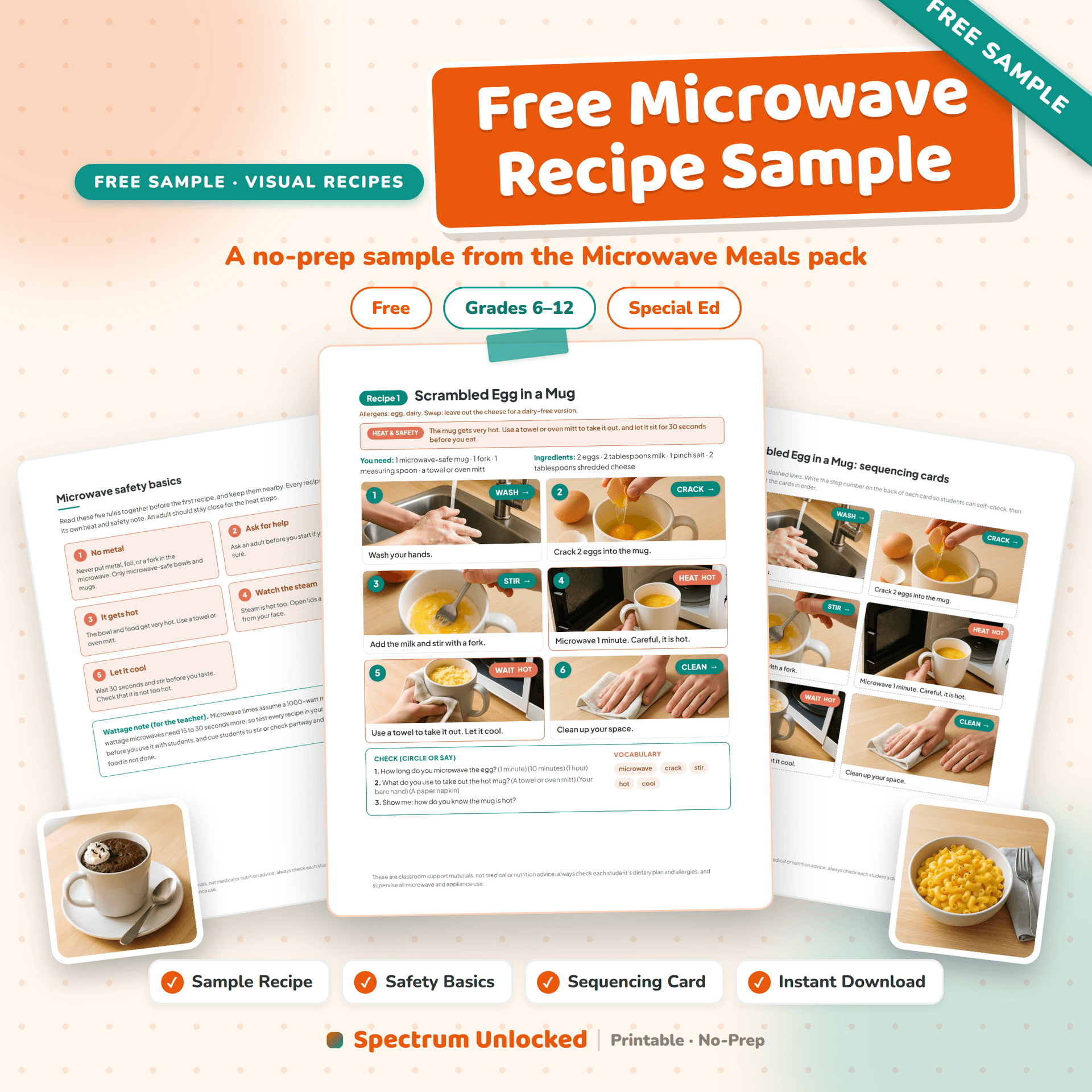 Visual Recipes: 10 Microwave Meals free sample preview