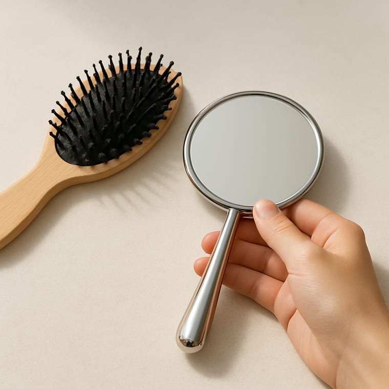 Hair Care: Stand at the mirror