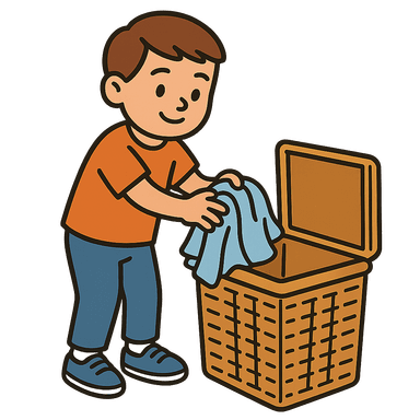Pajamas in the Hamper