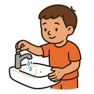 Faucet Off at the Sink