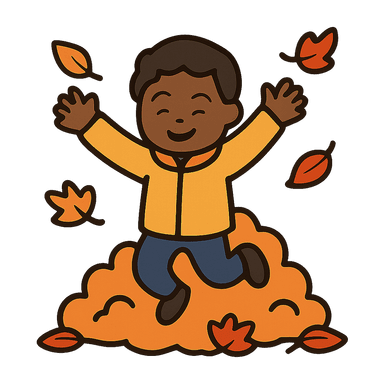 jump in the leaves