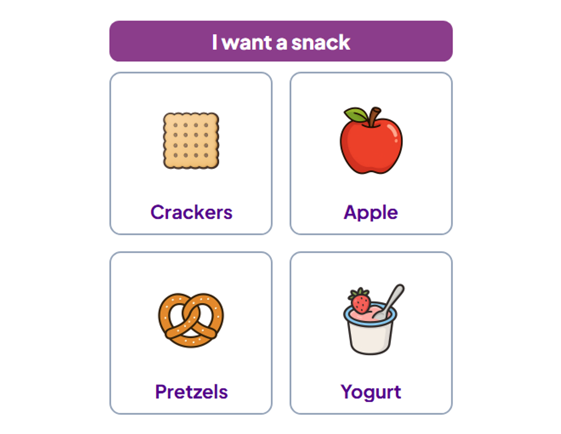 Pinterest pin: Snack Choice Board